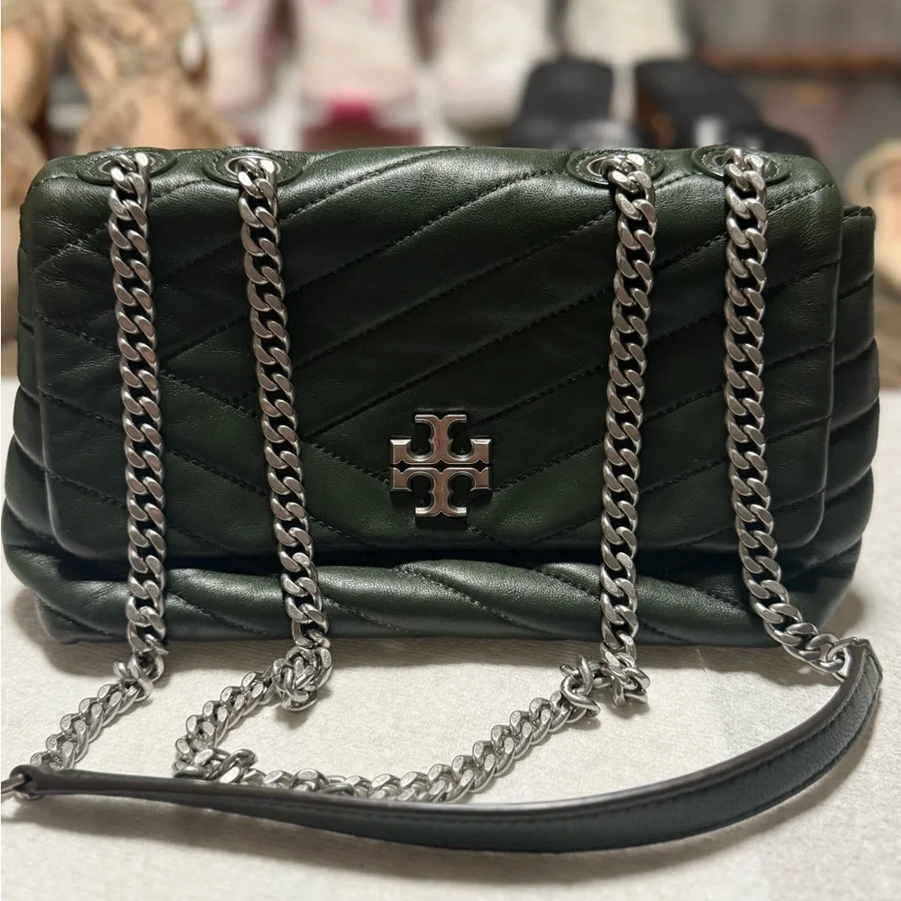 Tory Burch Kira Chevron Poblano Bag - Picture 3 of 9